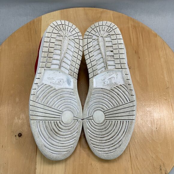 Nike Air Jordan 1 Retro Low Womens Size 6.5 Shoes OG Gym Red Leather Sneakers - Picture 7 of 9